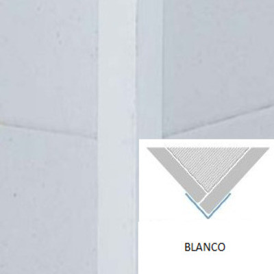 Perfil pvc defensa esquinero pvc std blanco